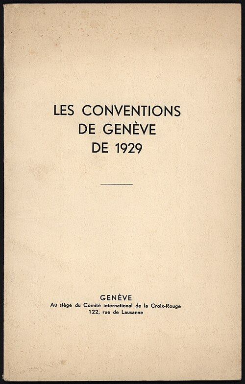 Geneva Conventions (1929)